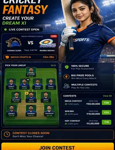 Hero11 (hero11) fantasy cricket & matchday visual 3